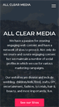 Mobile Screenshot of allclearmedia.com